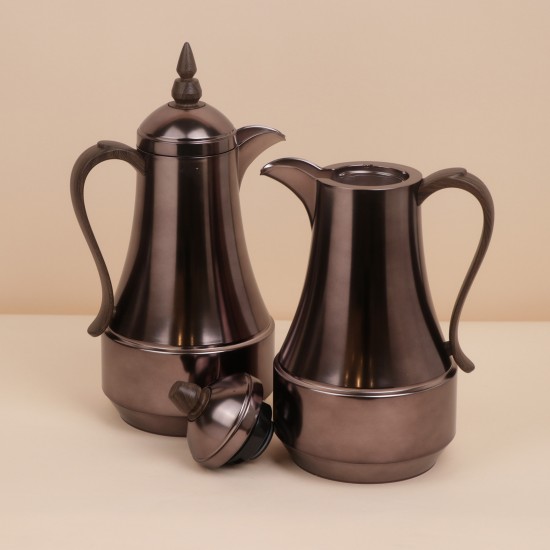 طقم ترامس الضيافة الفاخرة قهوة وشاي- سعة 1 لتر + 1لتر - 2S1BB100107