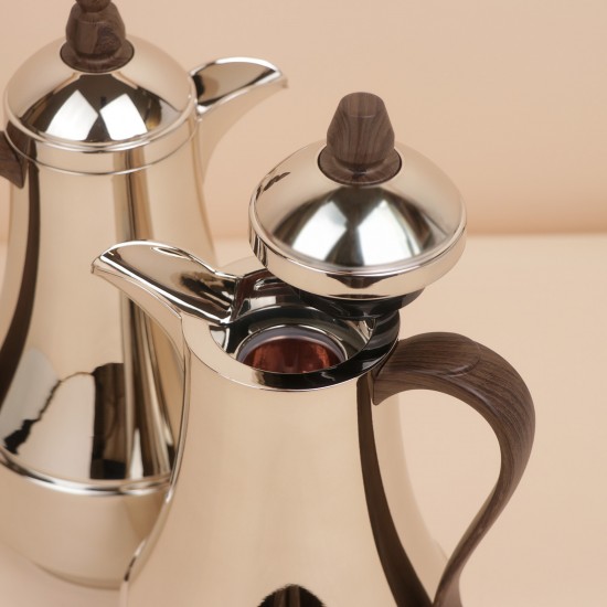 Luxury hospitality thermos set for coffee and tea - 1 liter + 1 liter capacity - 2S1BB100110 Luxury hospitality thermos set for coffee and tea - 1 liter + 1 liter capacity - 2S1BB100110