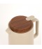 Stylish wooden design thermos - beige - 1.6 litre capacity