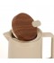 Stylish wooden design thermos - beige - 1.6 litre capacity