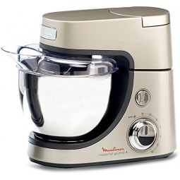 Moulinex 4.6L Stainless Steel Stand Mixer