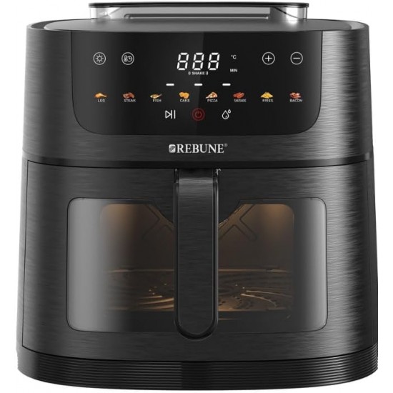 Ribbon Air Fryer, 8 Liter Capacity, 1800 Watts, Digital Touch Screen, Model