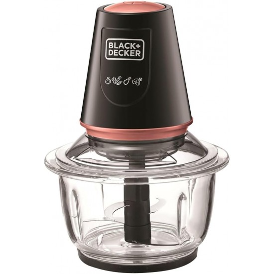 قطاعة عمودية مع وعاء زجاجي بلاك آند ديكر - 400 واط GC430-B5 قطاعة عمودية مع وعاء زجاجي بلاك آند ديكر - 400 واط GC430-B5