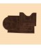 Bathroom mat set - 3 pieces - 50x80+50x40+45x40cm