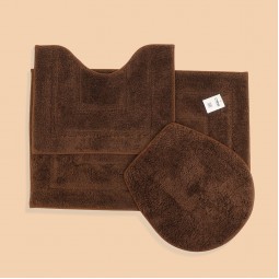 Bathroom mat set - 3 pieces - 50x80+50x40+45x40cm