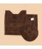 Bathroom mat set - 3 pieces - 50x80+50x40+45x40cm