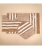 Bathroom mat set - 3 pieces - 50x80+50x40+45x40cm