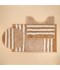 Bathroom mat set - 3 pieces - 50x80+50x40+45x40cm