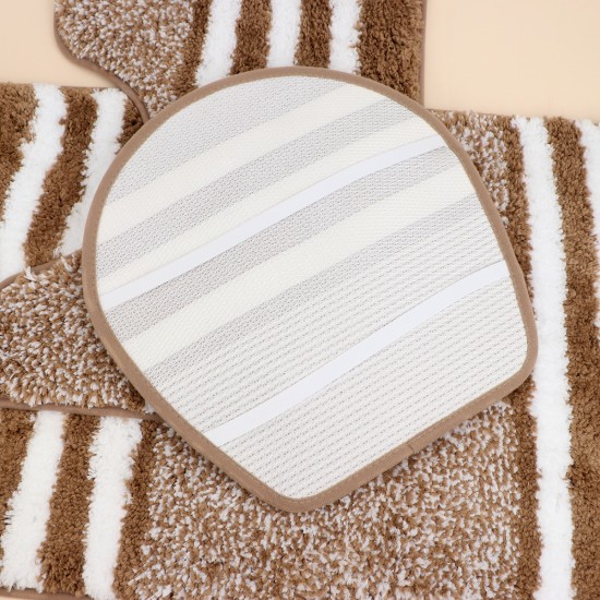 Bathroom mat set - 3 pieces - 50x80+50x40+45x40cm Bathroom mat set - 3 pieces - 50x80+50x40+45x40cm