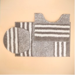 Bathroom mat set - 3 pieces - 50x80+50x40+45x40cm