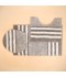 Bathroom mat set - 3 pieces - 50x80+50x40+45x40cm