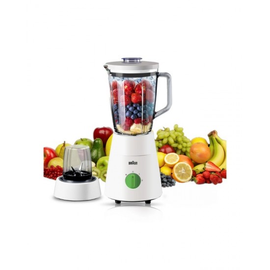 Braun Electric Blender 1.5L 500W White JB0115WH