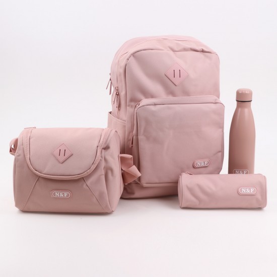 4-Piece School Bag Set - 17-inch - 2A19AA100033 4-Piece School Bag Set - 17-inch - 2A19AA100033
