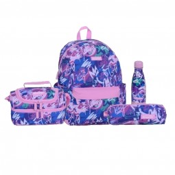 4-Piece School Backpack Set with Unique Design - 16 Inch