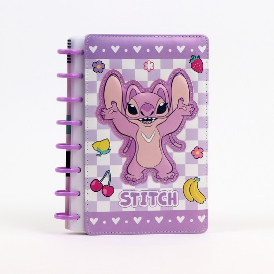دفتر ملاحظات سلك A5 بتصاميم Stitch – أوراق مسطرة - 2S18A200128