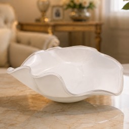 صحن ديكور بتصميم انيق -43×33×18سم-2M1M200725 صحن ديكور بتصميم انيق -43×33×18سم-2M1M200725