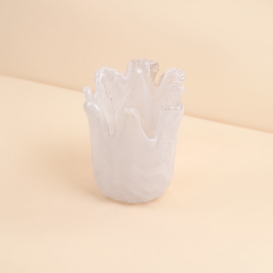 Royal Pearl Flow Vase - 18×19 cm- 2M3A200152