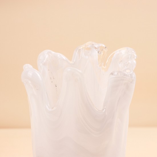Royal Pearl Flow Vase - 18×19 cm- 2M3A200152