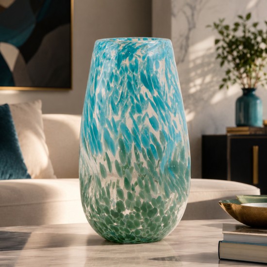 Decorative vase with a unique design - 19×19×33 cm - 2M3A200153