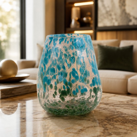 Decorative vase with a unique design - 21 x 25 cm - 2M3A200154