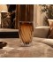 فازة ديكور زجاجية لون بني - 20× 12 سم - 2M3A200422