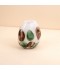 Decorative glass vase - 19 x 14 x 21 cm - 2M3A200424
