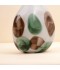 Decorative glass vase - 19 x 14 x 21 cm - 2M3A200424