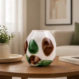 فازة ديكور زجاجية - 19 × 14 ×21 سم - 2M3A200424 فازة ديكور زجاجية - 19 × 14 ×21 سم - 2M3A200424