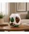 Decorative glass vase - 19 x 14 x 21 cm - 2M3A200424