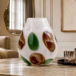 فازة ديكور زجاجية - 21× 15×25 سم - 2M3A200425 فازة ديكور زجاجية - 21× 15×25 سم - 2M3A200425