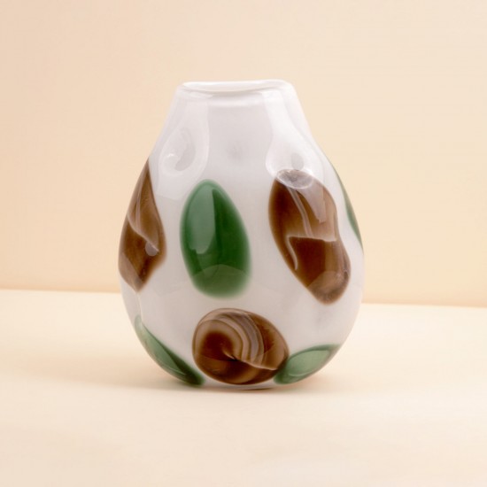 فازة ديكور  زجاجية - 21× 15×25 سم  - 2M3A200425