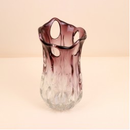 فازة زجاجية بلمسة فاخرة -20×34 سم-2M3A200437