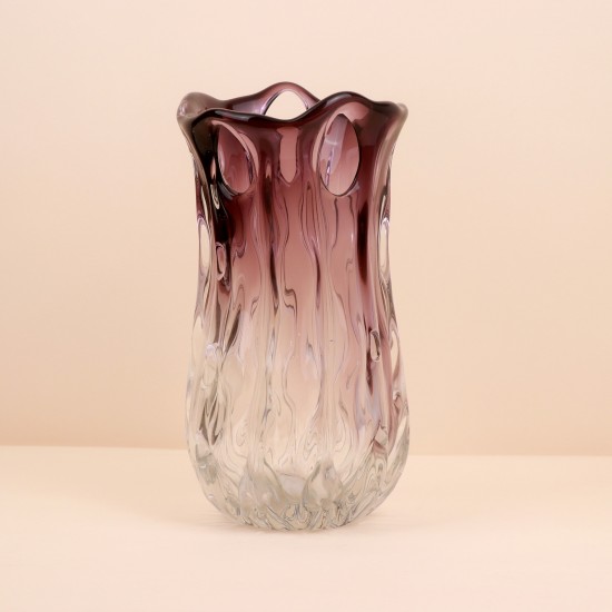 Glass vase with a luxurious touch - 20 x 34 cm - 2M3A200437 Glass vase with a luxurious touch - 20 x 34 cm - 2M3A200437