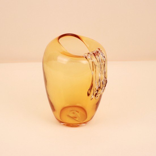 فازة زجاجية فاخرة -18×16×22سم-2M3A200441