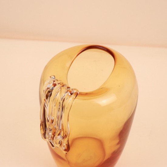 فازة زجاجية فاخرة -18×16×22سم-2M3A200441
