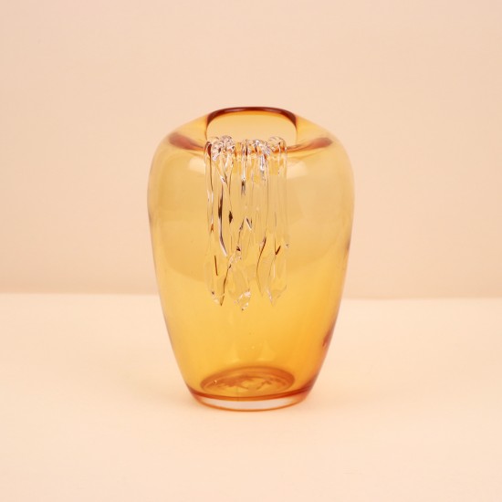 فازة زجاجية فاخرة -18×16×22سم-2M3A200441