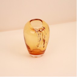 فازة زجاجية فاخرة -14×13×19سم-2M3A200442