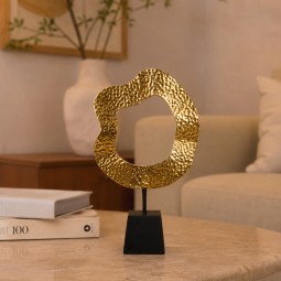 تحفة ديكور ذهبية بتصميم انيق-23.5×8.5×40سم-2M3D1900249 تحفة ديكور ذهبية بتصميم انيق-23.5×8.5×40سم-2M3D1900249