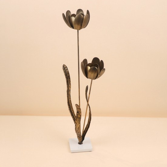 A luxurious metal decorative masterpiece - 14*14*63cm - 2M3D1900266
