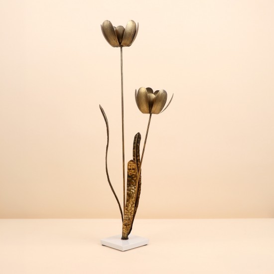 A luxurious metal decorative masterpiece - 14*14*63cm - 2M3D1900266