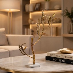 قطعة ديكور معدنية بلمسة عصرية-33*10*56-2M3D1900274A