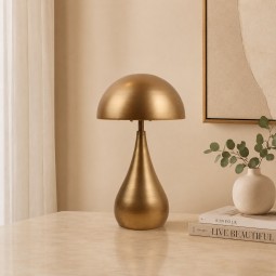 أبجورة  باللون الذهبي بتصميم مميز - 2M3B200119