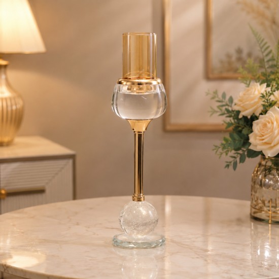 Crystal candlestick - 7 x 24 cm - 2M3C300045