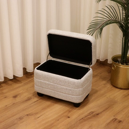 Storage box with elegant details - 38*33*51 cm - 2M2G400022-B Storage box with elegant details - 38*33*51 cm - 2M2G400022-B