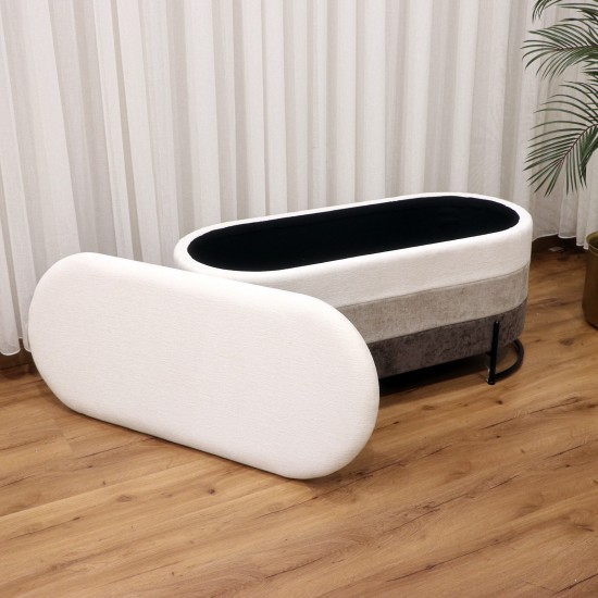 Storage box with elegant details - 50*50*110 cm - 2M2G400029-A Storage box with elegant details - 50*50*110 cm - 2M2G400029-A