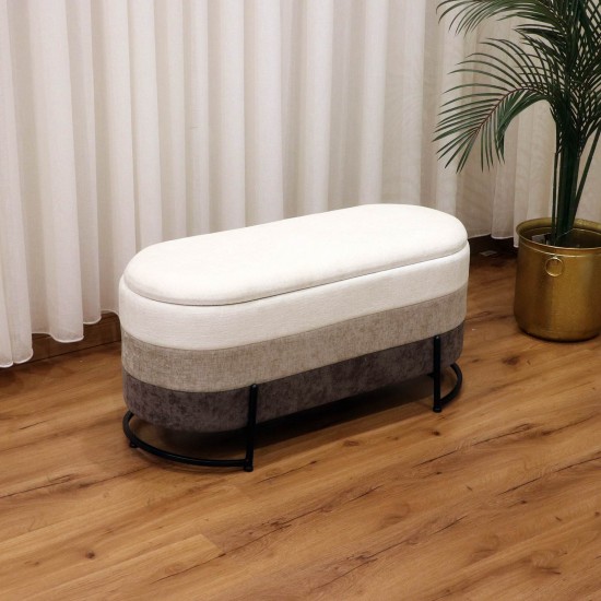 Storage box with elegant details - 44*40*90 cm - 2M2G400029-B