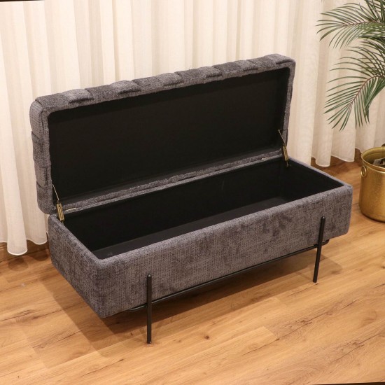 Storage box with elegant details - 48*44*115 cm - 2M2G400032-A