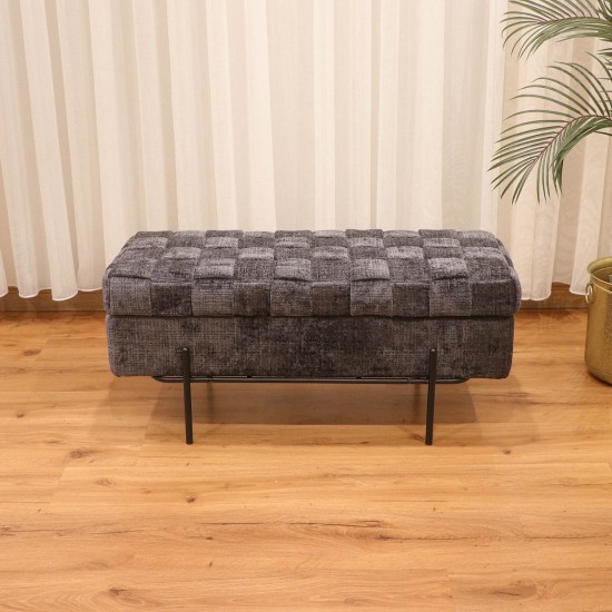 Storage box with elegant details - 41*36*93 cm - 2M2G400032-B Storage box with elegant details - 41*36*93 cm - 2M2G400032-B