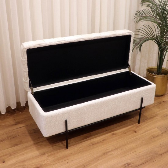 Storage box with elegant details - 48*44*115 cm - 2M2G400033-A