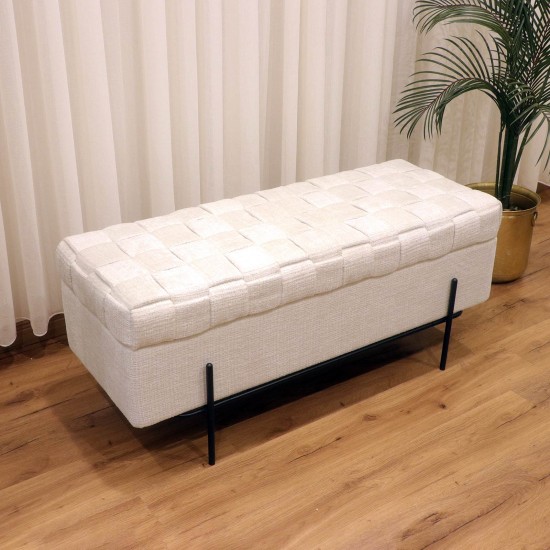 Storage box with elegant details - 48*44*115 cm - 2M2G400033-A